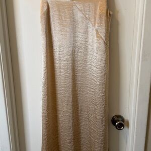 H&M Elegant Champagne Maxi Dress